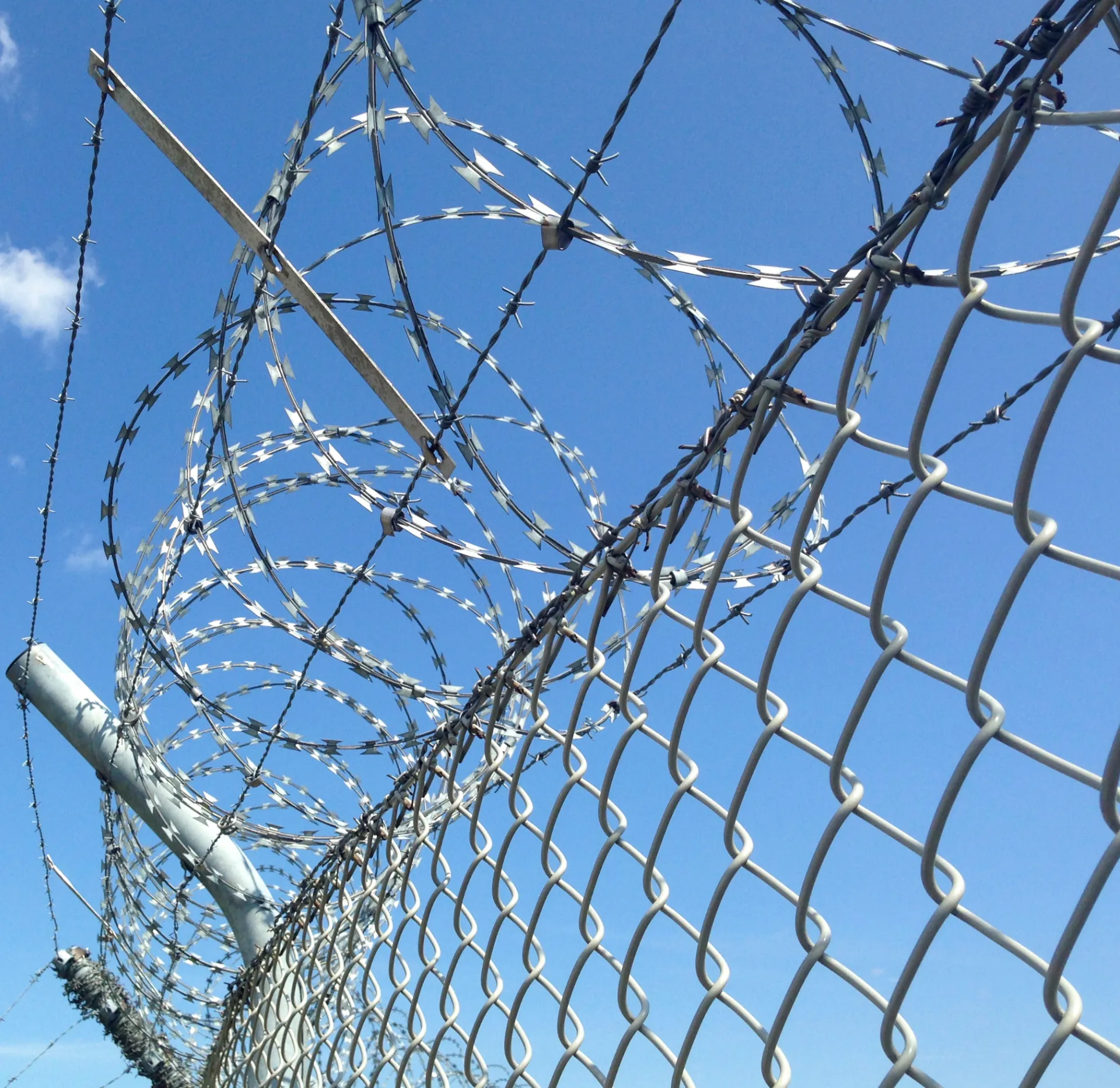 residential barbed wire fences